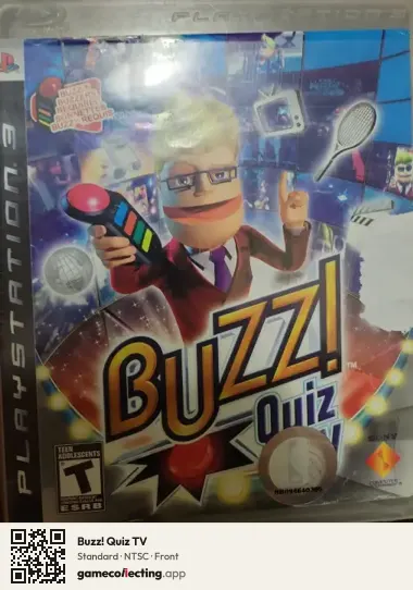 Buzz! Quiz TV PlayStation 3, NTSC box front