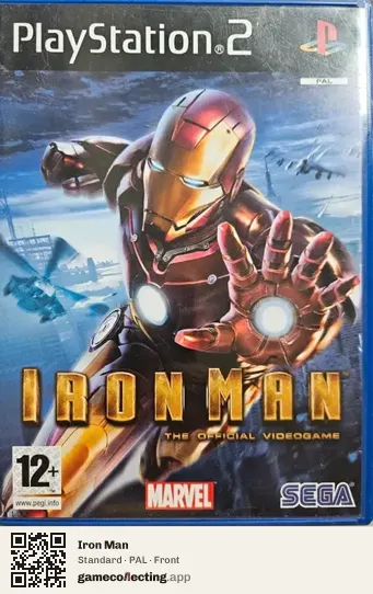 Iron Man PlayStation 2, PAL box front