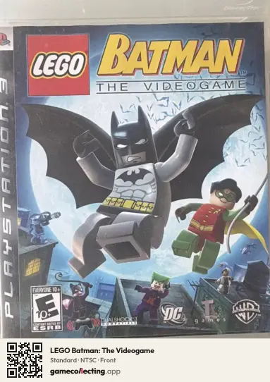 LEGO Batman: The Videogame PlayStation 3, NTSC box front
