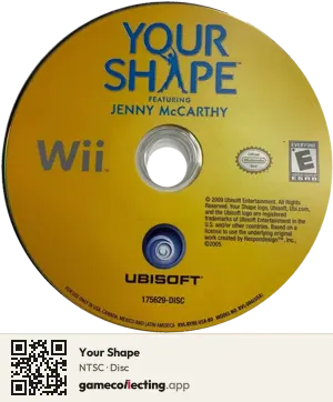 Your Shape Nintendo Wii, NTSC disc
