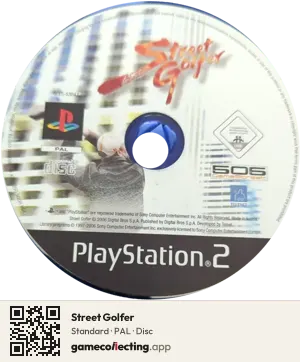 Street Golfer PlayStation 2, PAL disc