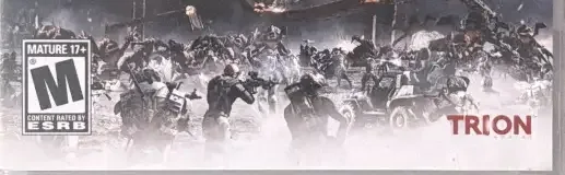 Defiance, the ESRB box on its front