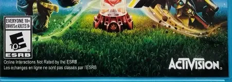 Skylanders: Imaginators, the ESRB box on its front