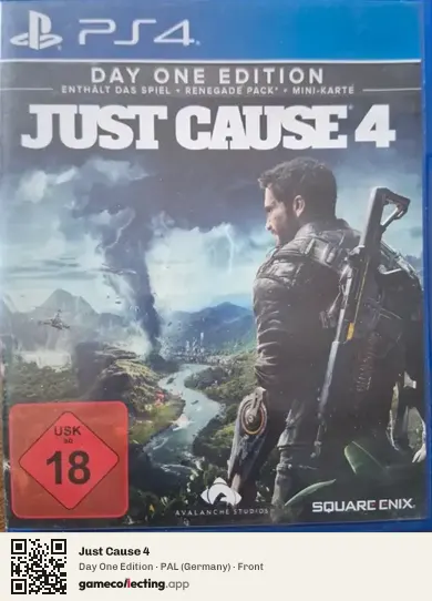 Just Cause 4 PlayStation 4, Germany box front