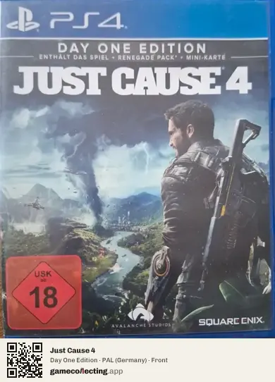 Just Cause 4 PlayStation 4, Germany box front