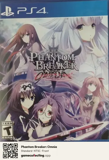 Phantom Breaker: Omnia PlayStation 4, NTSC box front