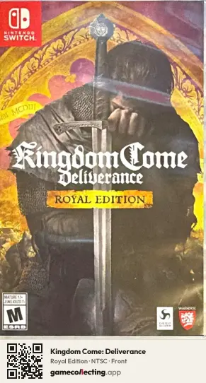 Kingdom Come: Deliverance Nintendo Switch, NTSC box front