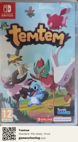 Temtem Nintendo Switch, Italy box front
