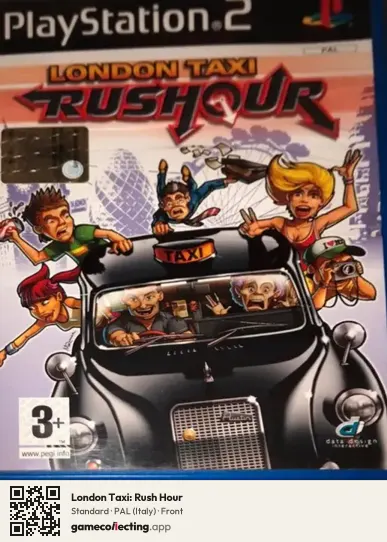London Taxi: Rush Hour PlayStation 2, Italy box front