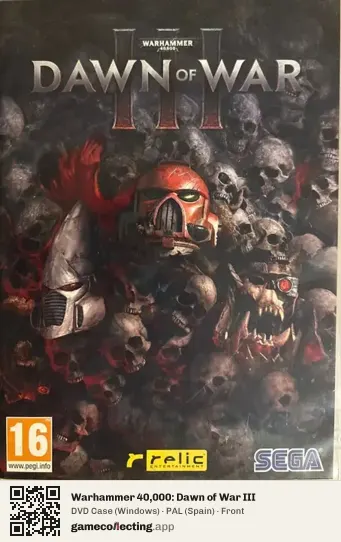 Warhammer 40,000: Dawn of War III Computer, Spain box front