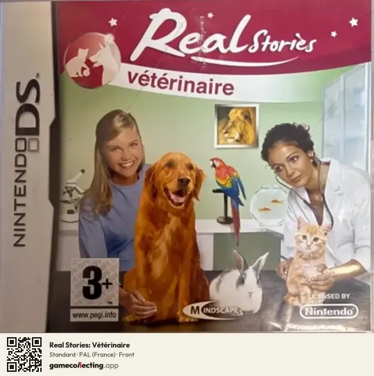 Real Stories: Vétérinaire Nintendo DS, France box front