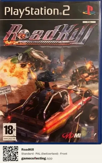 RoadKill PlayStation 2, Switzerland box front