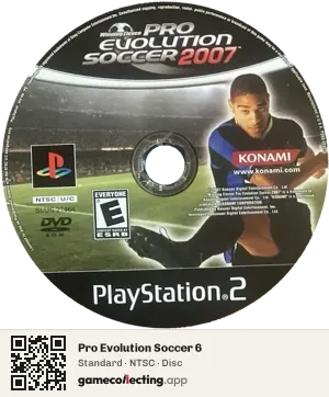 Pro Evolution Soccer 6 PlayStation 2, NTSC disc