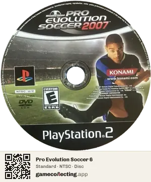 Pro Evolution Soccer 6 PlayStation 2, NTSC disc