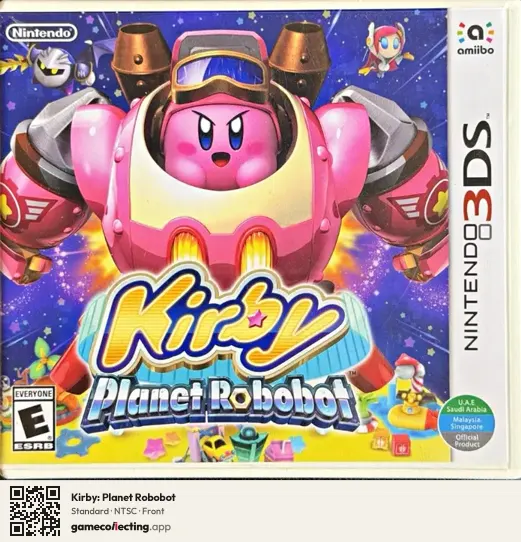 Kirby: Planet Robobot Nintendo 3DS, NTSC box front