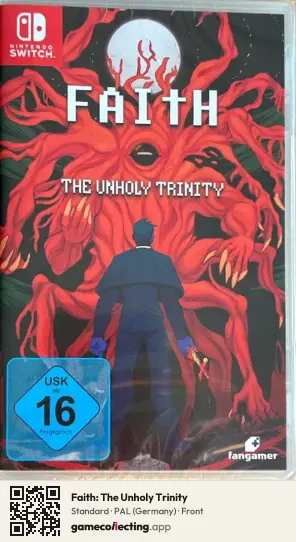 Faith: The Unholy Trinity Nintendo Switch, Germany box front