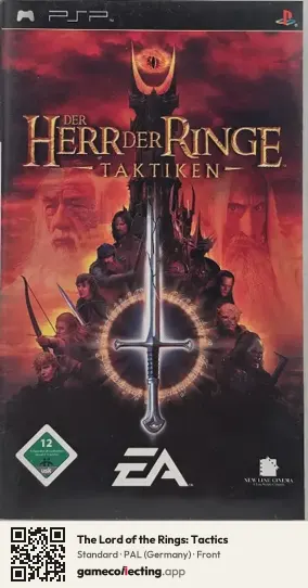 The Lord of the Rings: Tactics PlayStation Portable, Germany box front