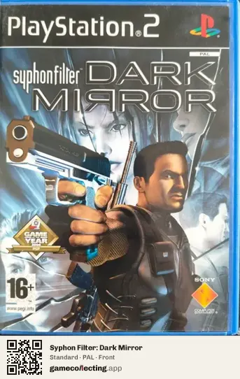 Syphon Filter: Dark Mirror PlayStation 2, PAL box front