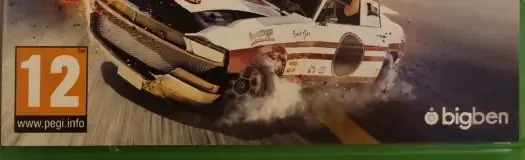 FlatOut 4: Total Insanity, the PEGI square on its front