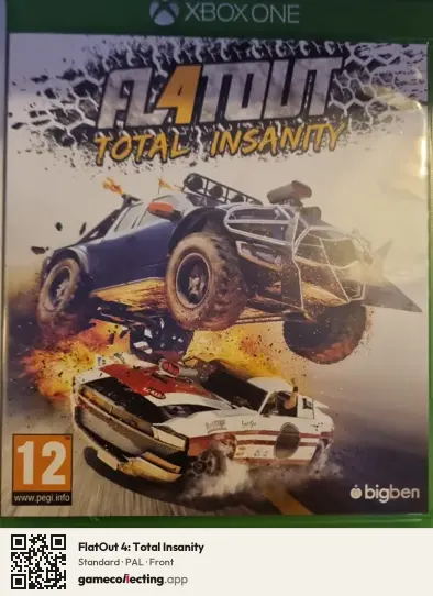FlatOut 4: Total Insanity Xbox One, PAL box front