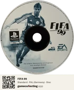 FIFA 99 PlayStation, PAL disc
