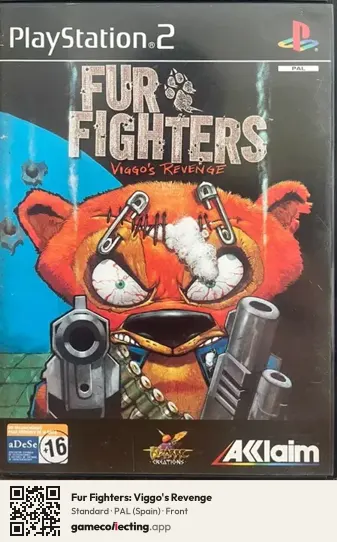 Fur Fighters: Viggo's Revenge PlayStation 2, Spain box front
