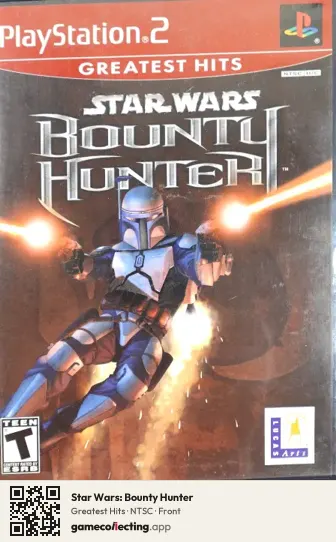Star Wars: Bounty Hunter PlayStation 2, NTSC box front