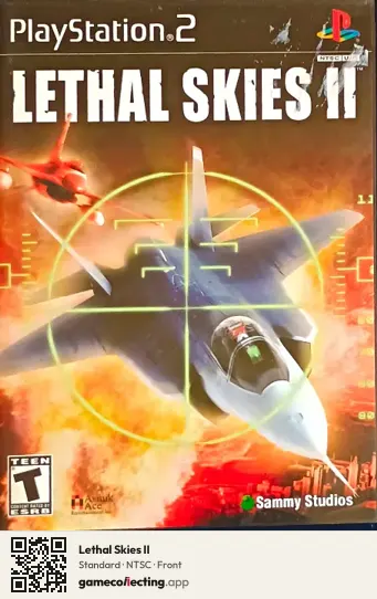 Lethal Skies II PlayStation 2, NTSC box front