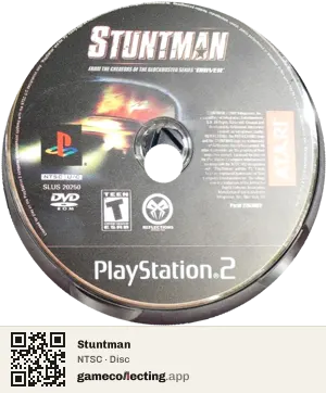 Stuntman PlayStation 2, NTSC disc