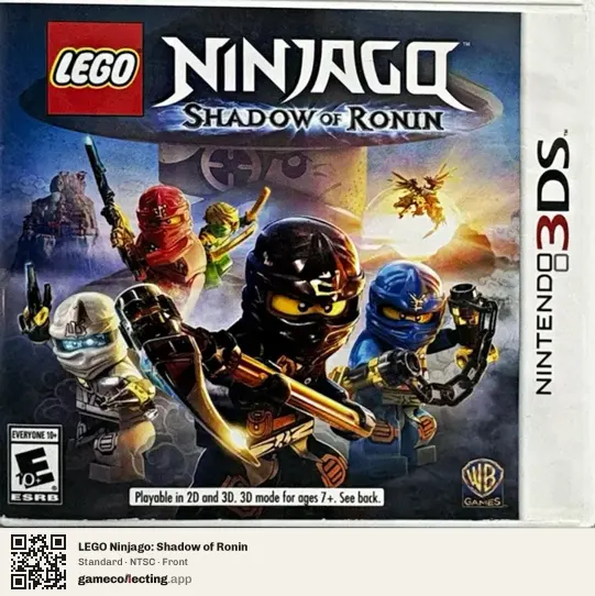 LEGO Ninjago: Shadow of Ronin Nintendo 3DS, NTSC box front