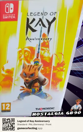Legend of Kay Anniversary Nintendo Switch, Germany box front