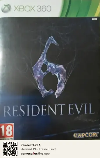 Resident Evil 6 Xbox 360, France box front