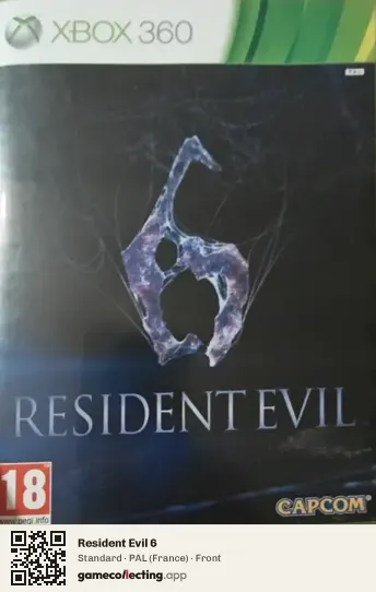 Resident Evil 6 Xbox 360, France box front
