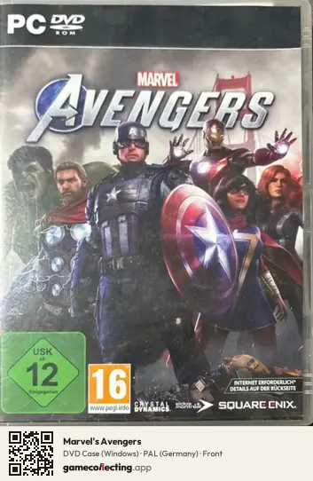 Marvel's Avengers Computer, Germany box front