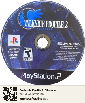 Valkyrie Profile 2: Silmeria PlayStation 2, NTSC disc