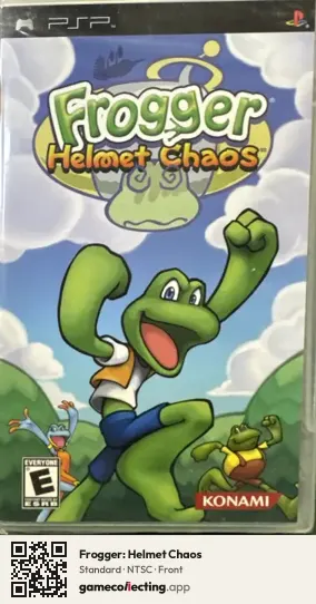 Frogger: Helmet Chaos PlayStation Portable, NTSC box front