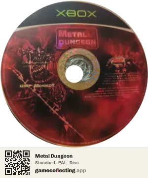 Metal Dungeon Xbox, PAL disc