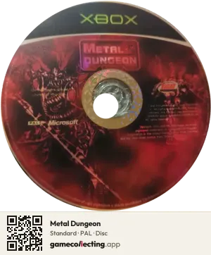 Metal Dungeon Xbox, PAL disc