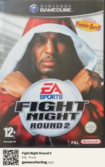 Fight Night Round 2 Nintendo GameCube, PAL box front