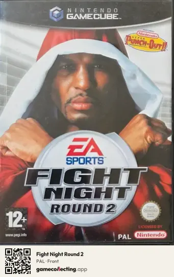 Fight Night Round 2 Nintendo GameCube, PAL box front