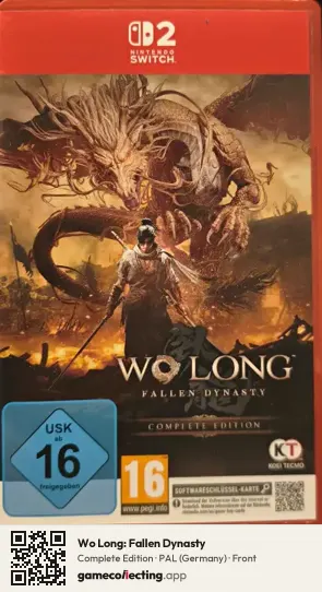 Wo Long: Fallen Dynasty Nintendo Switch 2, Germany box front