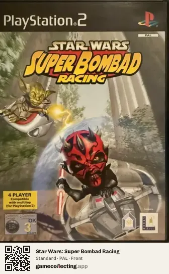 Star Wars: Super Bombad Racing PlayStation 2, PAL box front