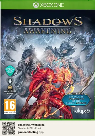 Shadows: Awakening Xbox One, PAL box front