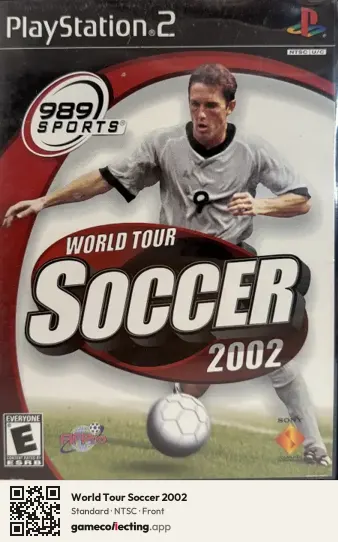 World Tour Soccer 2002 PlayStation 2, NTSC box front