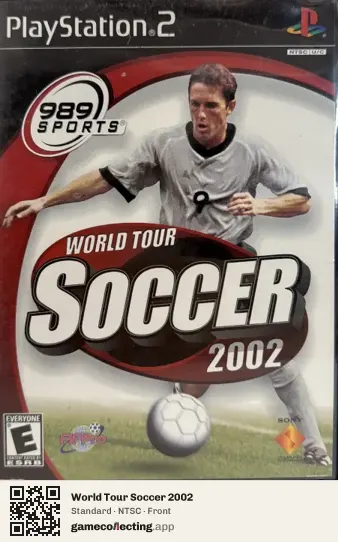 World Tour Soccer 2002 PlayStation 2, NTSC box front