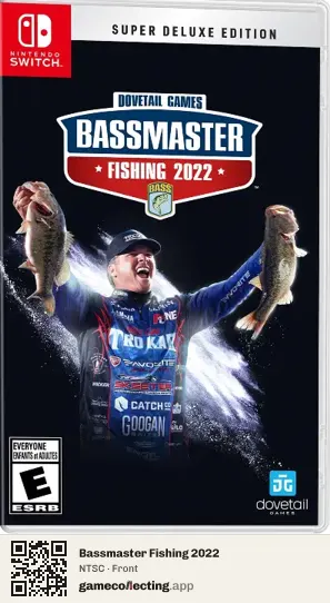 Bassmaster Fishing 2022 Nintendo Switch, NTSC box front
