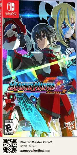 Blaster Master Zero 2 Nintendo Switch, NTSC box front
