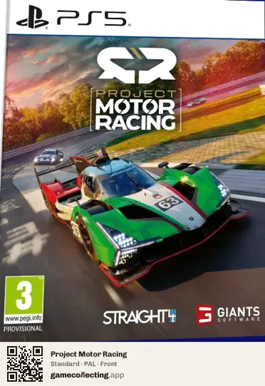 Project Motor Racing PlayStation 5, PAL box front
