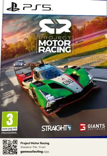 Project Motor Racing PlayStation 5, PAL box front