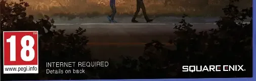 Life is Strange 2, the PEGI square on its front